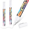 MotiMind 2 Pcs Metal Marking Paint Pen Washable Removable Industrial