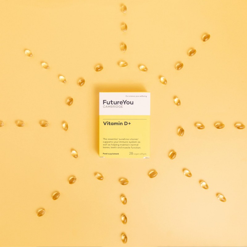 Vitamin D+ Softgel Capsules - Vegan Highly Bioavailable Sunflower Formulation