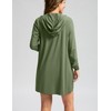 Women's UPF 50+ Swim Cover Up Sun Protection Hoodie Long