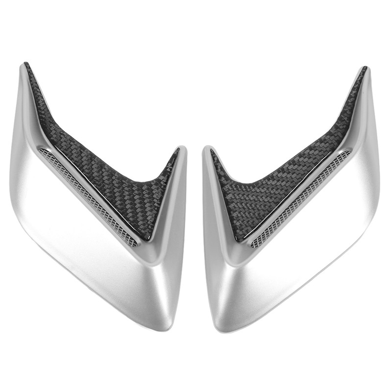 Pair Hood Side Air Vent Grill Decorative Cover Self Adhesive