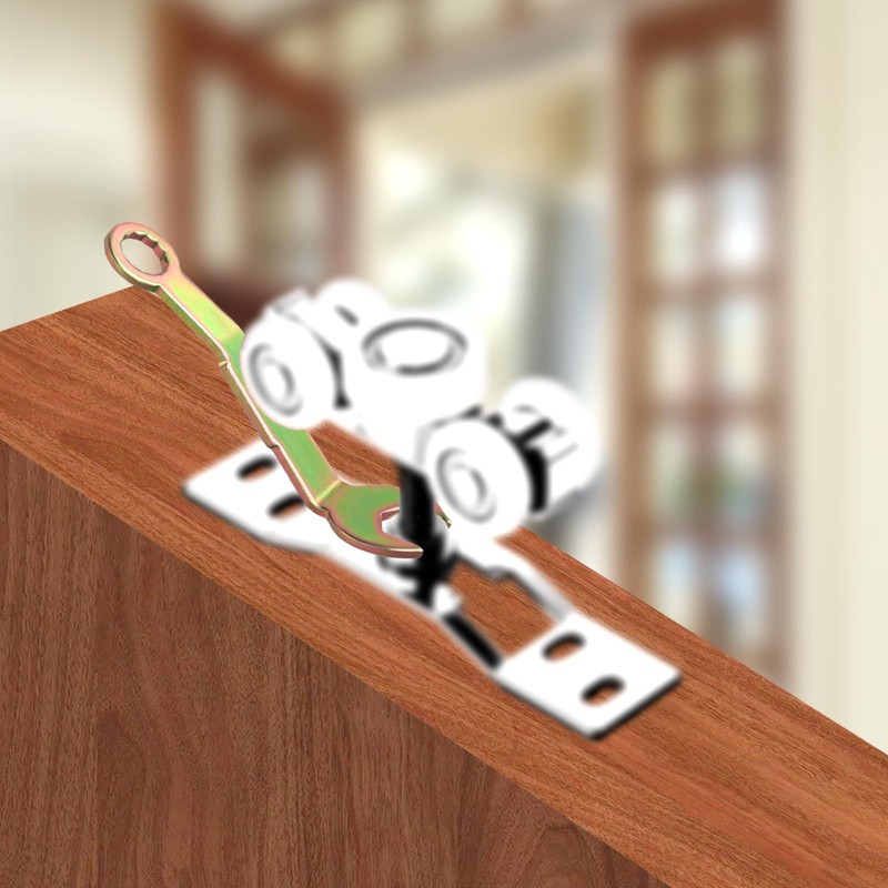 2pcs N7164 Bi-Fold Closet Door Pivot Adjustment Angled Tools Set,