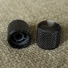 (A34) 2 Metal Dome knurling Guitar Knobs For Tele or
