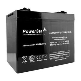 PowerStar Group 24 12V 80Ah AGM SLA Solar, Golf Cart, & RV Battery