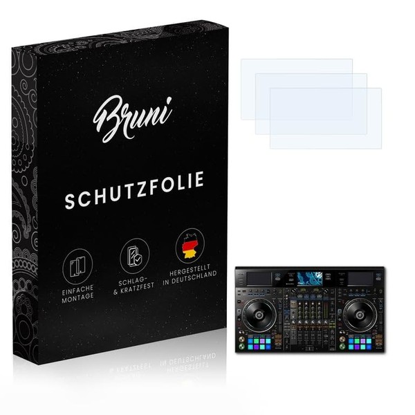 Bruni Screen Protector Compatible with Pioneer DDJ-RZX Film, Crystal Clear