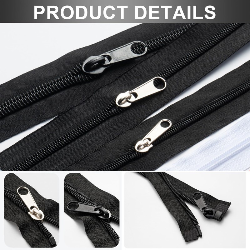 Zipper Pull Replacement ，16Pcs Zip Repair Kit,Removable Metal Zipper Pull