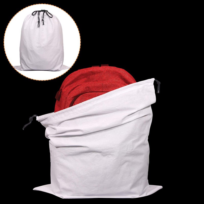 3 Pack Jumbo Drawstring Dust Covers Large Cloth Storage Pouch
