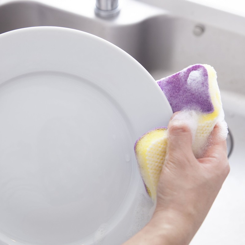 aysén Durable Sponge Soft (approx. 7.2 × 16.5 × 2.1 cm) ky501 