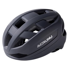 ACRUNU Bike Helmets for Kids & Adults - CPSC/CE Certified Safety with Adjustable Fit for Family Cycling, Skating, Scooter (Black/L Sizes, 59-61cm)