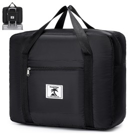 SUCIKORIO 40x30x15cm British Airways Jet2 Cabin Bags Underseat, 18L Waterproof Travel Duffle Bag Foldable Hand Luggage Bags Overnight Hospital Weekend Carry On Airport Bag for Planes, Men, Women