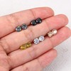 Sllaiss 5 Pairs Cubic Zirconia Stud Earrings Set 316L Stainless