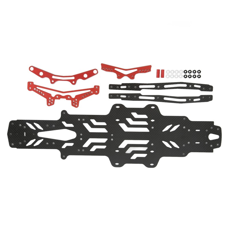 RC Drift Racing Chassis Carbon Fiber Aluminum Alloy RC Car