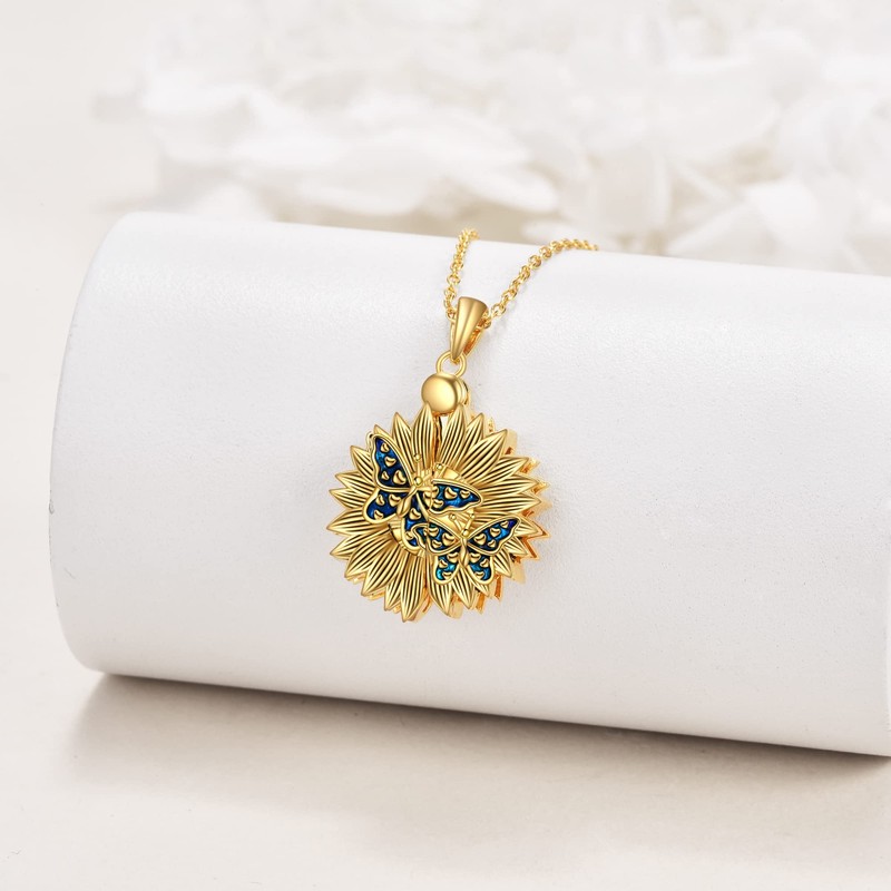 Yellow Gold Plated 2 Butterflies