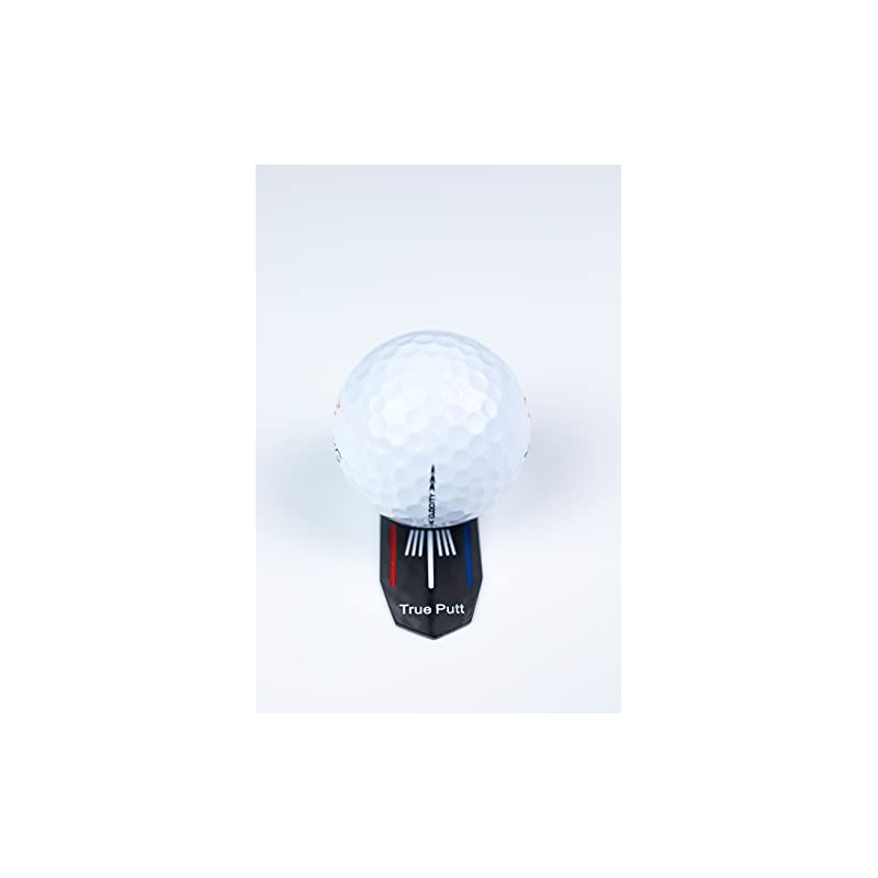 True Putt Golf Ball marker with golf alignment lines. Golf