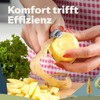 kjøk Premium Sparschäler scharfe Edelstahl Klinge und rutschfester Griff -