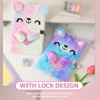 Gadpiparty Cute Bear Plush Notebook for Boys and Girls Girls