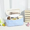 SOIDRAM Makeup Bag Quilted Makeup Bags Set Cute Large Cosmetic