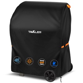 Tavaler Barbecue Cover Weatherproof 90 x 70 x 110 cm, Grill Cover 600D Oxford Fabric Grill Cover Gas Grill Cover Weatherproof, UV-Resistant and Tear-Resistant Grill Hood for Weber/Enders Series