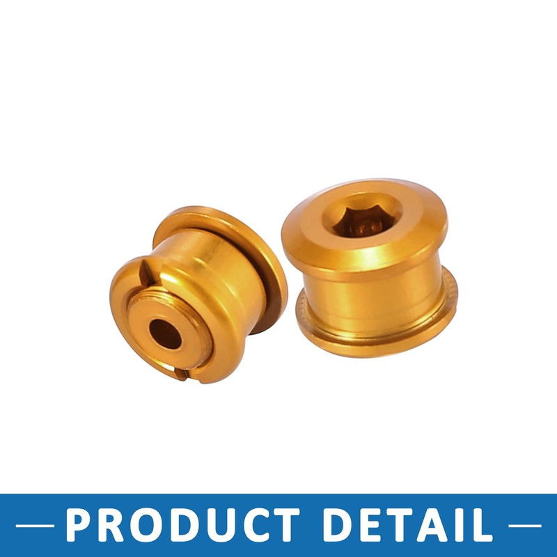 A ABSOPRO Set of 5 Bicycle Chainring Nuts Bolts Nut