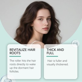 Hair Growth Serum Roll-On | Blend with 3% Rosemary, 3% Redensyl, 2% AnaGain, Biotin & Niacinamide | Leave-In, Fast Absorbing | For Thinning Hair & All Hair Types (Pack of 2, 0.85 Fl Oz Each)