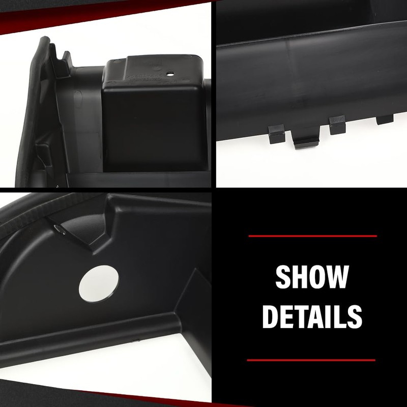 CROSSDESIGN Front Left Lower Bumper Air Deflector Compatible with Land