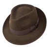 B&S Premium Doyle - Teardrop Fedora Hat - 100% Wool
