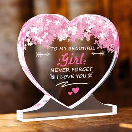 Presents for Girlfriend, Birthday Gifts for Her Acrylic Plaque, Girlfriend Gifts, i Love You Gifts for Her, Gifts for Girlfriend on Valentines Anniversary Christmas, Romantic Gifts for Her (Girl)