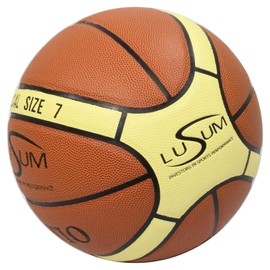 Lusum Optio Basketball Ball PU Leather Indoor Outdoor Basketball Size 7. Durable Basket Ball for all Conditions. Suitable for all Ages and Abilities.