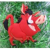 Generic Lion King Pumbaa and Timon 3" Tall Plastic Hanging