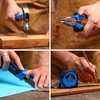 Blue Drill Tool Kit Set: 20V Cordless Power Drill Tool
