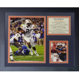 Legends Never Die "Cam Newton Auburn Framed Photo Collage, 11 x 14-Inch, (12053U)