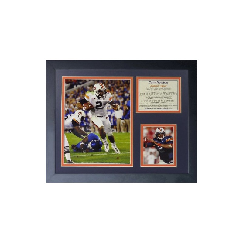 Legends Never Die "Cam Newton Auburn Framed Photo Collage, 11