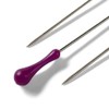 Prym Grasp Pins, Metal, Purple, 9.3 x 6.7 x 1.5