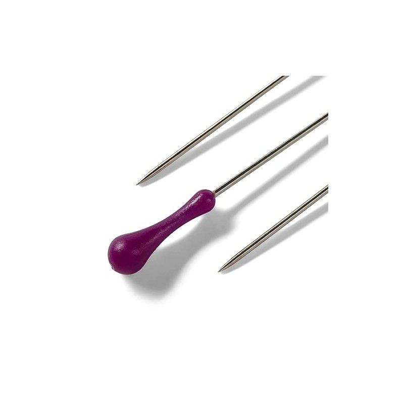 Prym Grasp Pins, Metal, Purple, 9.3 x 6.7 x 1.5