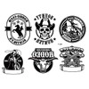 Cowboy Tattoo Bull Tattoo Stier Tattoo Totenkopf Tattoo Fake Tattoo