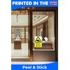 Caution Men At Work Warning Stickers x2 – Peel and
