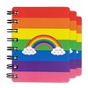 Toyseum 12 x Mini Rainbow Notebooks for Girls Party Bags,