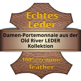 XXL ladies’ leather purse / wallet Red