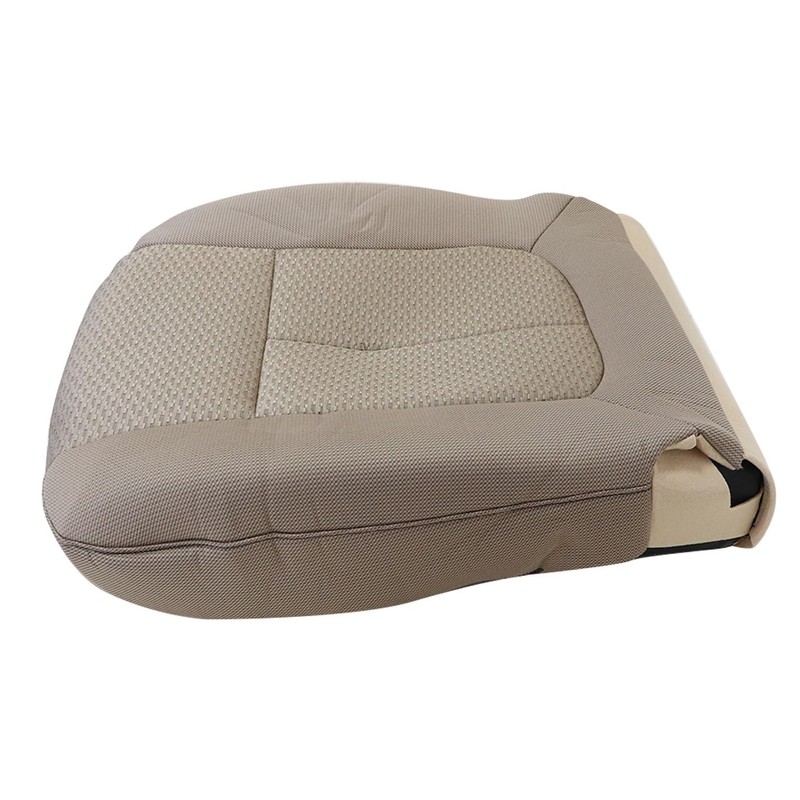 NLQR Driver Side Bottom Replacement Seat Cover Cloth Tan &