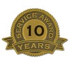PinMart 10 Year of Service Award Lapel Pin