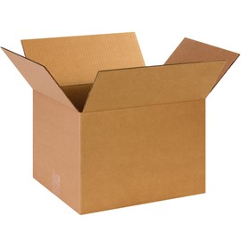 PARTNERS BRAND 14 x 12 x 10 Corrugated Cardboard Boxes, Medium 14"L x 12"W x 10"H, Pack of 25 | Shipping, Packaging, Moving, Storage Box for Home or Business, Strong Wholesale Bulk Boxes