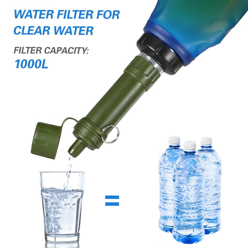 Outdoor Water Straw Water Filtration System Water Purifier for Emergency