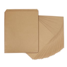 BagDream 10x13 Flat Paper Bags 100Pack Kraft Brown Paper bags for Prints, Craft, Cards, Small Business, Package, Wrapping, Gift Bags
