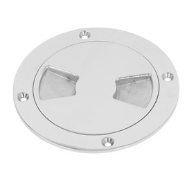 flexman Boat Deck Round Plate, Non-Slip Boat Hatch Made of 316 Stainless Steel, Removable Inspection Hatch for Marine Boats, Deck Plate for Access to Boats and Motorhomes (3 Inches)