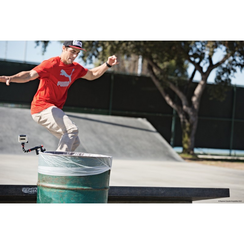 JOBY Action Clamp and Gorilla pod Arm, Black/Red, (JB01280-BWW)