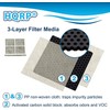 HQRP 2-pack Fresh Air Filters for LG Refrigerators LT120F /