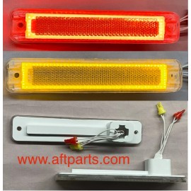 AFTP  Brand FORD 73-79 PICK UP LED UPGRADE CLEAR side markers NEW SET OF 2 Yellow Or Red LED