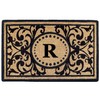 Heavy Duty 18" x 30" Coco Mat Heritage, Monogrammed R