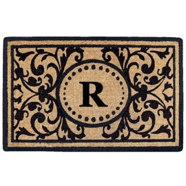 Heavy Duty 18" x 30" Coco Mat Heritage, Monogrammed R