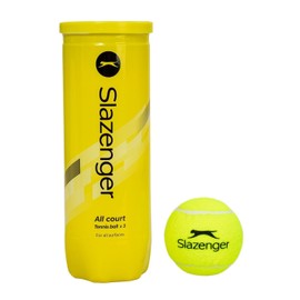 Slazenger Club All Court 3 Tennis Balls Yellow One Size