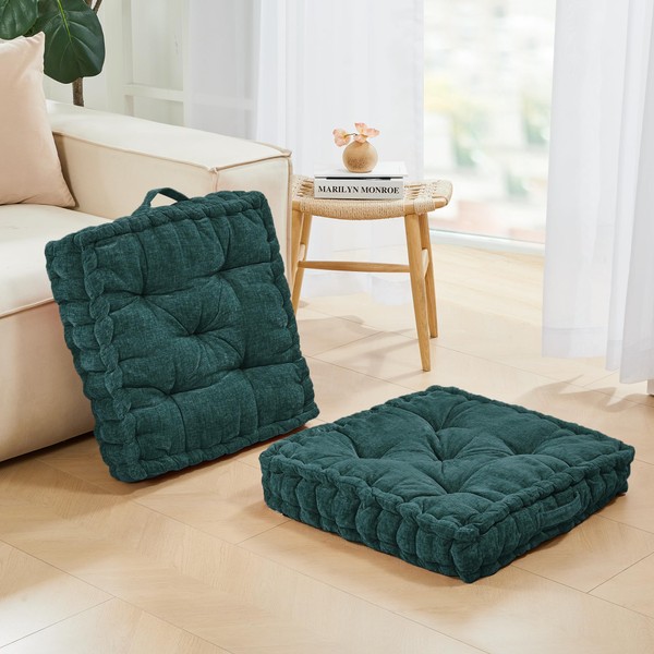 Deconovo Floor Cushions, Pack of 2, Meditation & Yoga Sitting